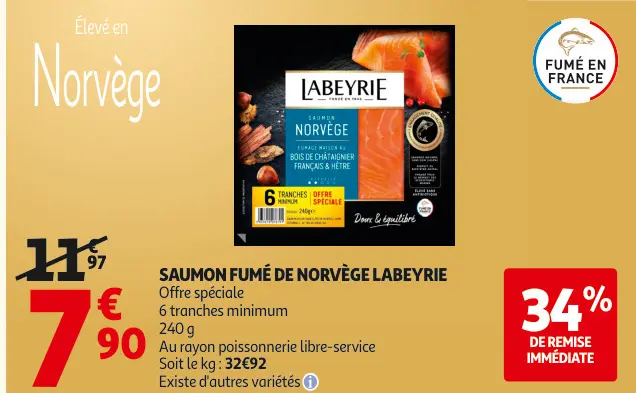Promotie: Saumon fumé de norvège