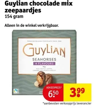 Aanbieding: chocolade mix zeepaardjes