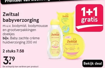 Aanbieding: Zwitsal babyverzorging