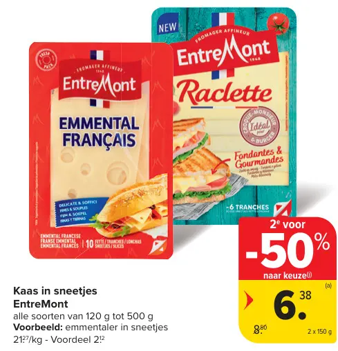 Promotie: Kaas in sneetjes