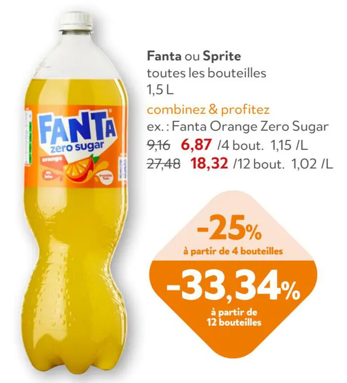 Offre: Fanta ou Sprite