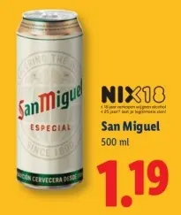 Aanbieding: San Miguel San Miguel