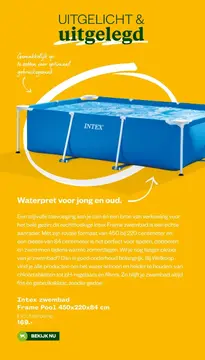 Aanbieding: Intex zwembad