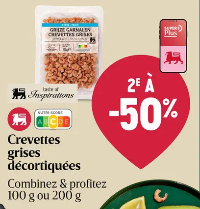 Offre: Crevettes grises | Décortiquées