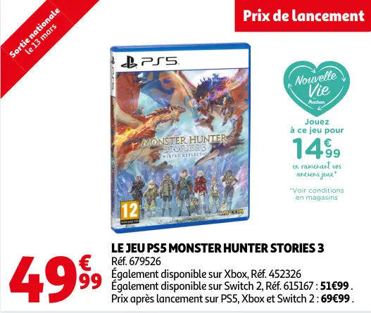 Offre: Monster hunter stories 3