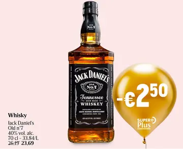 Offre: Jack Daniel's Old n°7