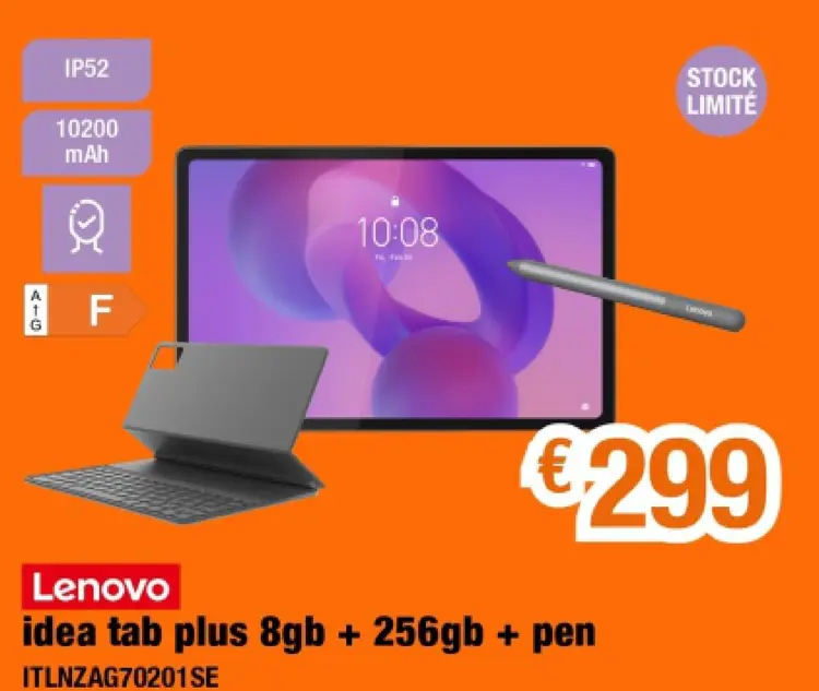 Offre: idea tab plus