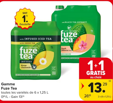 Offre: Fuze Tea