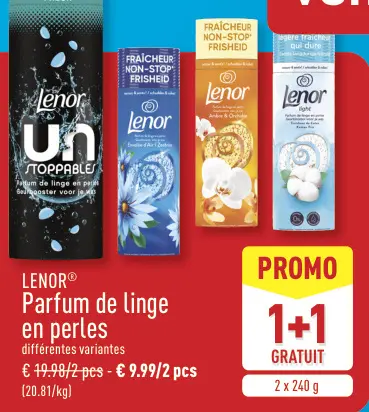 Offre: Parfum de linge en perles