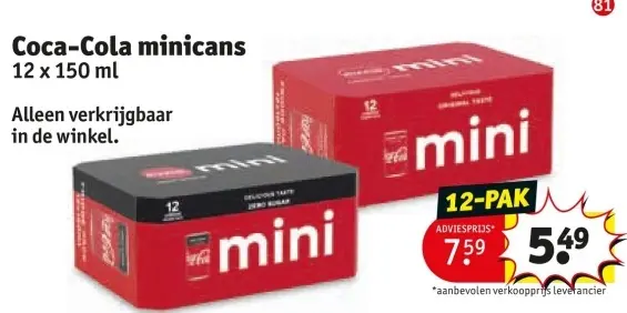 Aanbieding: minicans