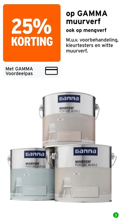 Aanbieding: Muurverf