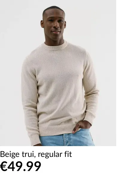 Promotie: Beige trui