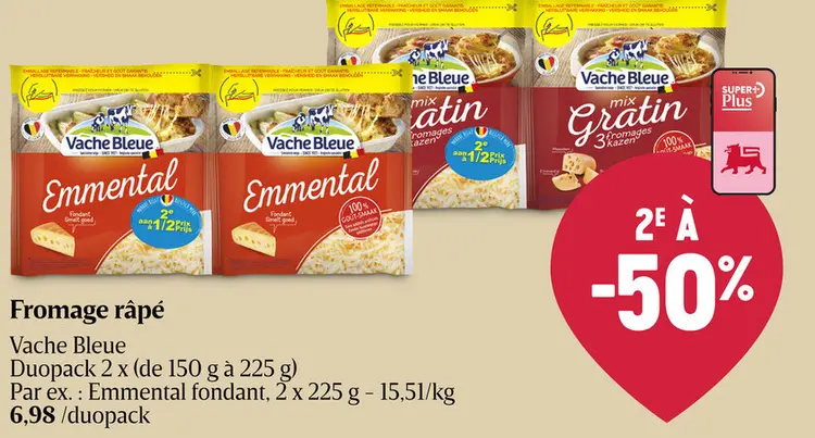 Offre: Fromage râpé