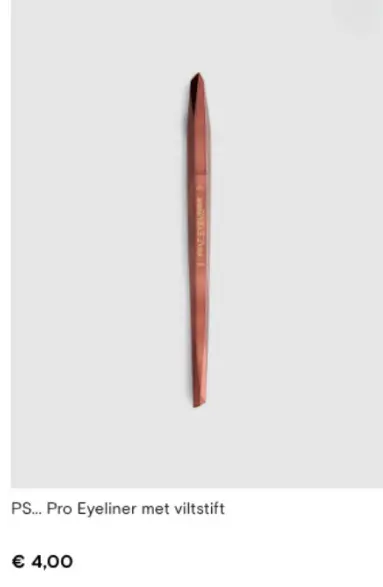 Promotie: Eyeliner met viltstift