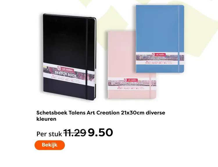 Aanbieding: Schetsboek Talens Art Creation 21x30cm divers