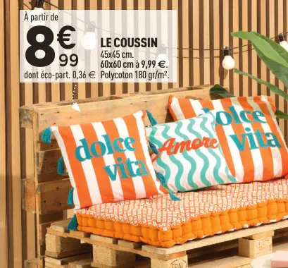 Offre: Le coussin