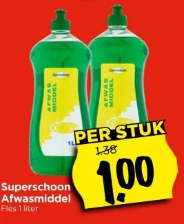 Aanbieding: Superschoon Afwasmiddel