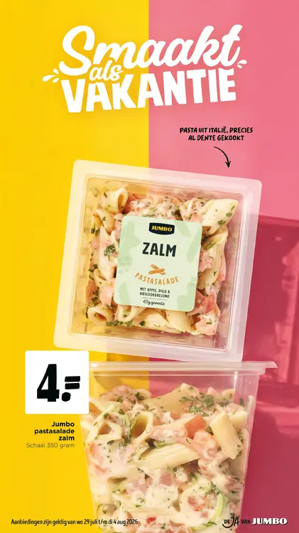 Aanbieding: Pastasalade zalm