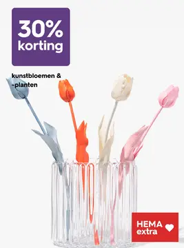 Aanbieding: kunstbloemen & -planten