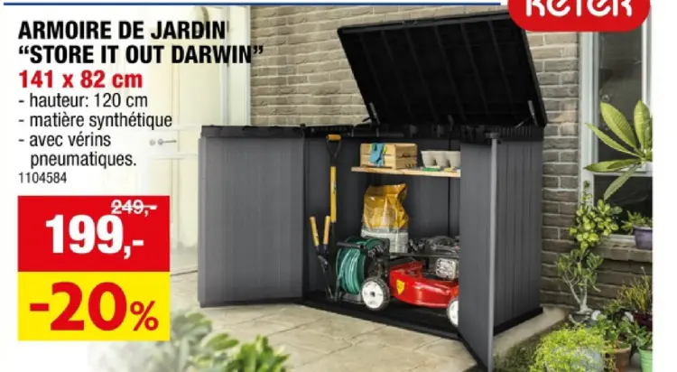 Offre: Armoire de jardin "store it out darwin"