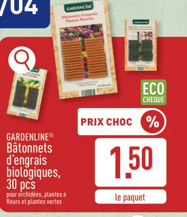 Offre: Bâtonnets d'engrais biologiques