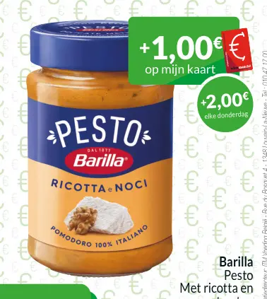 Promotie: Pesto