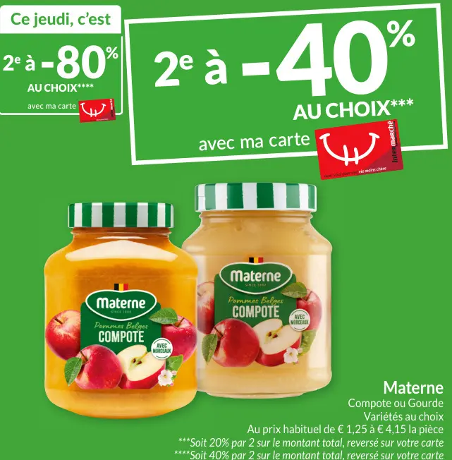 Offre: Compote ou Gourde