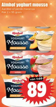 Aanbieding: Almhof yoghurt mousse