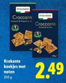 Aanbieding: Krokante koekjes met noten