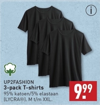 Aanbieding: 3-pack T-shirts