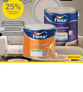 Aanbieding: Flexa Creations en Easycare muurverf