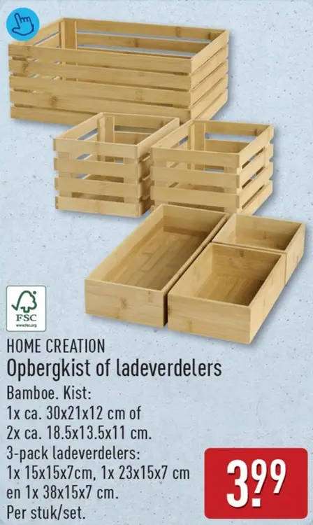 Aanbieding: Opbergkist of ladeverdelers
