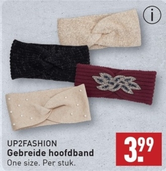 Aanbieding: Gebreide hoofdband