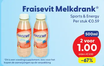 Aanbieding: Fraisevit Melkdrank