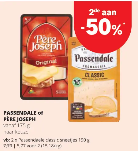 Promotie: PASSENDALE of PÈRE JOSEPH