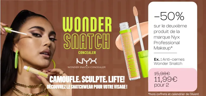 Offre: Nyx Professional Makeup Wonder Snatch Concealer