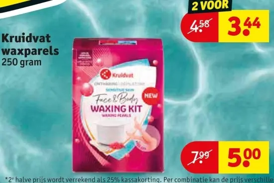 Promotie: waxparels