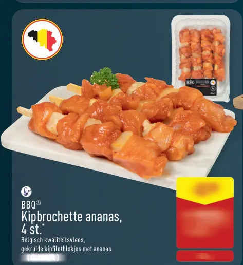 Promotie: Kipbrochette ananas
