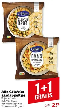 Aanbieding: Alle CêlaVíta aardappeltjes