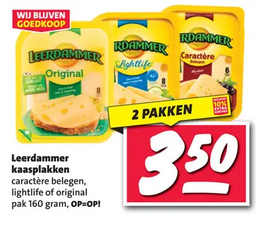 Aanbieding: Leerdammer kaasplakken