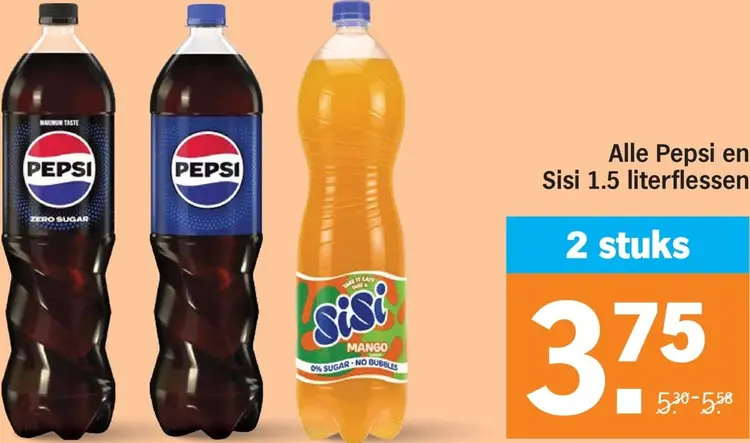 Aanbieding: Cola en Sinas