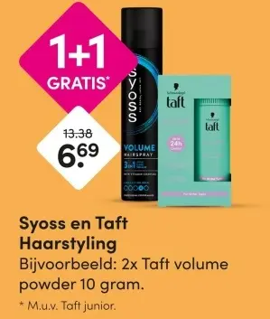 Aanbieding: Syoss en Taft Haarstyling