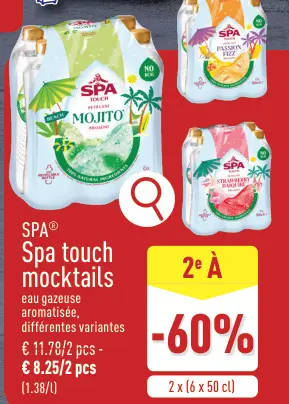Offre: Spa touch mocktails