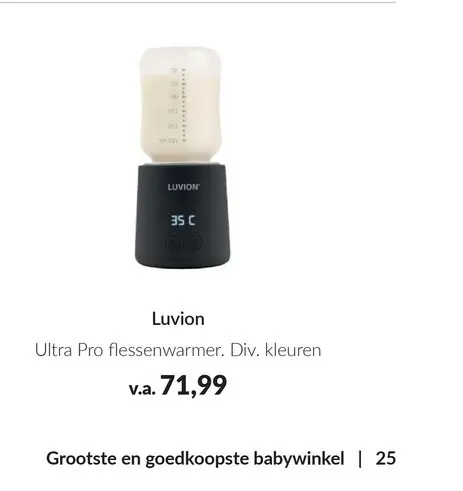 Aanbieding: Luvion Ultra Pro flessenwarmer