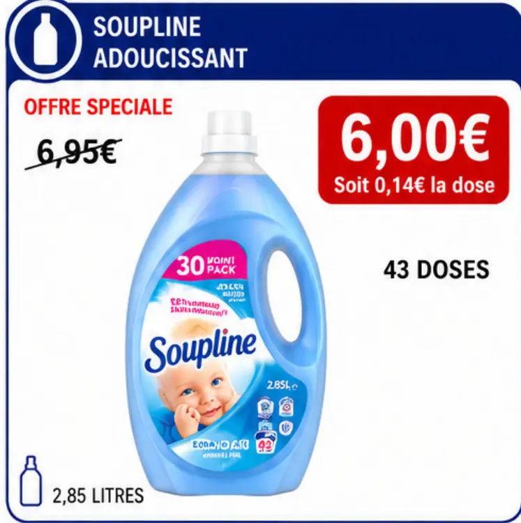 Offre: Soupline Adoucissant