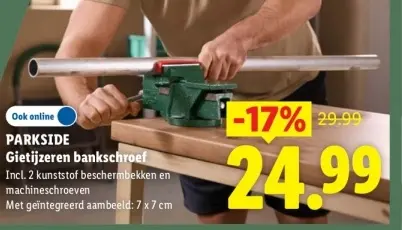 Aanbieding: Gietijzeren bankschroef