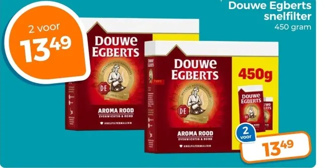 Aanbieding: Douwe Egberts snelfilter