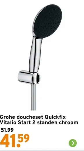 Aanbieding: doucheset Quickfix Vitalio Start 2 standen ch
