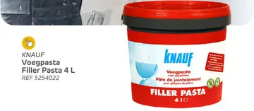 Aanbieding: Knauf - Voegpasta Filler Pasta - 4L