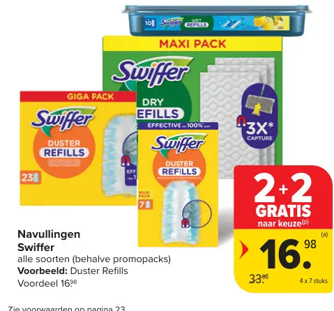 Promotie: Navullingen